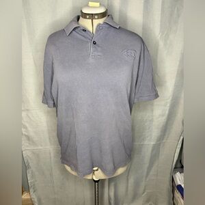 Classic Blue Polo Shirt with Embroidered Logo